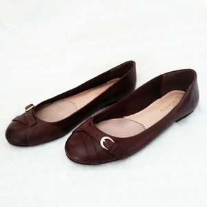 Bella Vita Brown Leather Flats